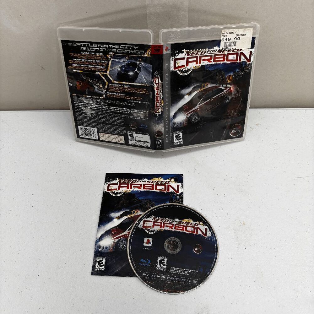 Need for Speed Carbon PS3 PlayStation 3 Complete - Excellent Cond